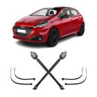 Par Braço Barra Articulação Direção Axial Peugeot 208 2013 2014 2015 2016 2017 2018 2019 2020