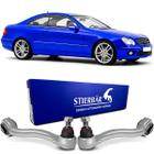 Par Braço Controle Barra Oscilante Curvo Superior Suspensão Dianteira Mercedes Benz CLK350 C209 2006 2007 2008 2009 - Stierbar