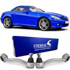 Par Braço Controle Oscilante Curvo Superior Suspensão Dianteira Mercedes Benz SLK350 2005 2006 2007 2008 2009 2010 2011 - Stierbar