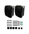 Par Caixa Acústica Passiva 6" K6 Preto Kaz Audio 400W RMS Hurricane