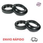 Par Completo Retentor bengala + Guarda Po Vedamotors NXR 125 BROS KS 2013 2014