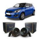 Par Coxim Batente Suporte Batedor Com Rolamento Original Tenacity Suspensão Dianteira Suzuki Swift 2014 2015