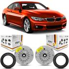 Par Coxim Batente Suporte Batedor Rolamento Amortecedor Dianteiro BMW 435i F32 2013 2014 2015 - VSRV