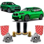 Par Coxim Suporte + Batente Coifa Amortecedor Dianteiro Suspensão BMW X3 G01 2017 2018 2019 2020 2021 2022 2023 2024 - Febi Bilstein