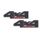 Par De Adesivos 4x4 Diesel Troller 2015/2019 Emblema Lateral - SPORTINOX