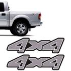 Par de Adesivos 4x4 Ford Ranger 2005/ Modelo Original