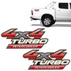 Par de Adesivos 4x4 Turbo Intercooler Hilux 2009 a 2012