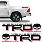 Par De Adesivos Trd Punisher Edition Hilux Lateral Preto