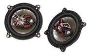 Par de alto falantes 5 polegadas bravox triaxial b3x50x 100 watts rms porta dianteira 208 2013