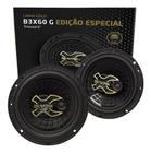 Par de Alto Falantes 6 Bravox Triaxial B3X60 Gold - 100 Watts RMS