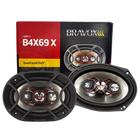 Par De Alto Falantes 6x9 Bravox B4x69x 140w Rms Quadriaxial