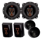 Par de Alto Falantes JBL 5TRMS80 160W + Par Mini Tweeters 1TWMS80 160W