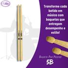 Par de Baqueta Profire 5b para Bateria Ponta Madeira