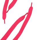 Par De Cadarço Chato Pink Rosa Choquetradicional 120Cm