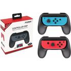 Par de Case Suporte Grip De Mão Resistente Proteção Para Controle Joy-con Nintendo Switch - Preto