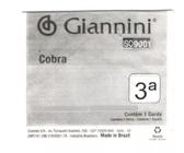 par de corda avulsa VIOLA GIANNINI cobra 3ª G sol sustenido GESVL