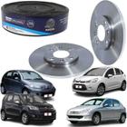 Par de Disco de Freio Dianteiro Solido Citroen C3 Peugeot 206 D695A - MDS