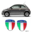 Par De Emblema Adesivo Italia Fiat 500 Punto Linea Uno