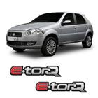 Par de Emblemas Adesivo Fiat E.torq Linha Fiat Resinado - SPORTINOX