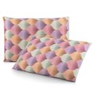 Par de Fronhas Malha 100% Algodão C/ Ziper Estampada