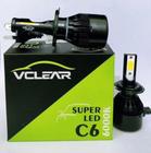 Par De Lâmpada Super Led C6 H7 - VClear - Cinoy