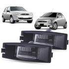 Par de Lanterna Luz de Placa Ford Ka 1997 a 2007 Fiesta Street Hatch Sedan1996 a 2002 Street até 2007