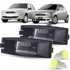 Par de Lanterna Luz de Placa + LED Ford Ka 1997 a 2007 Fiesta Street Hatch Sedan1996 a 2002 Street até 2007 - CLICKAR