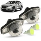 Par de Lanterna Luz de Placa + LED Honda HRV 2015 2016 2017 2018 2019 2020 2021 2022