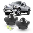 Par de Lanterna Luz Placa + LED Ford Ranger 1994 a 2010 Courier 1997 a 2013 F250 F350 1998 a 2012