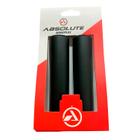 Par de Manoplas Absolute Bicicleta Silicone Com Plug Preta