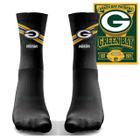 Par de Meias NFL Green Bay Packers Sock Cano Longo Sublimada