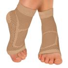 Par de meias ortopédicas de alta compressão tornozelo para alivio de Dores e Inchaço