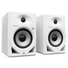 Par de monitor de áudio pioneer dj dm 50d branco