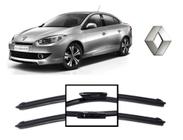 Par De Palhetas Limpador de Parabrisa Dianteiro Renault Fluence ano 2011 em Diante - VCLEAR