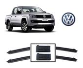 Par de Palhetas Limpador de Parabrisa Dianteiro Volkswagen Amarok 2013 em Diante - CINOY