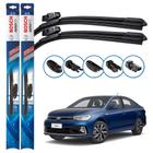 Par de Palhetas Limpador Parabrisa Multiclip Original Bosch Volkswagen Virtus 2017 a 2024