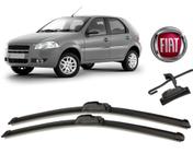 Par de Palhetas para Limpador de Parabrisa Dianteiro Fiat Palio G4 - Tiger auto