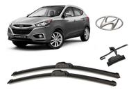 Par De Palhetas para Limpador de Parabrisa Dianteiro Hyundai IX35 ano 2010 em Diante - TIGER AUTO