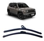 Par de Palhetas para Limpador de Parabrisa Dianteiro Jeep Renegade ano 2016 2017 2018 2019 2020 2021