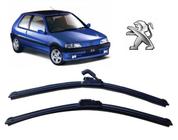 Par De Palhetas para Limpador de Parabrisa Dianteiro Peugeot 106 - TECH ONE OU CODE BY TECH ONE