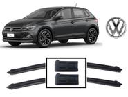 Par de Palhetas Para Limpador De Parabrisa Dianteiro Volkswagen Polo 2018 2019 2020 2021 2022 2023