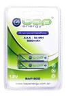 Par De Pilha Recarregável Bap Aaa 650 Mah 1,2v Bap-602 Tel Sem Fio