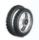 Par de Pneus 275/18 + 90/90-18 Dalama Cg Fan Ybr Trilha