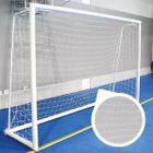 Par de Redes para Traves de Gol Futsal Véu Fio 2mm