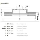 Par Disco Dianteiro Fremax Mercedes GLA 200 2015-2019