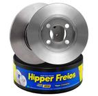 Par Disco Freio Corolla 1.6 Traseiro Solido Sem Cubo 258Mm 4 Furos Hf502 Hipper Freios