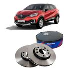 Par Disco Freio Dianteiro Acdelco Captur 2016 A 2018 Kit2544