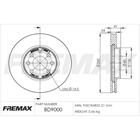 Par Disco Freio Dianteiro Montana 2003 a 2021 Fremax BD9000