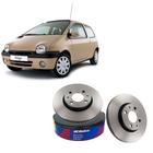 Par Disco Freio Dianteiro Renaut Acdelco Twingo 1994 A 2002 Kit2572