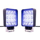 Par Farol 16 Leds Azul 48W Pulverizador Agrícola Universal - Maqzilla